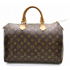 LOUIS VUITTON Monogram Speedy Boston Bag Handbag Travel